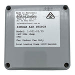 Single Outlet 15amp Air Switch Box