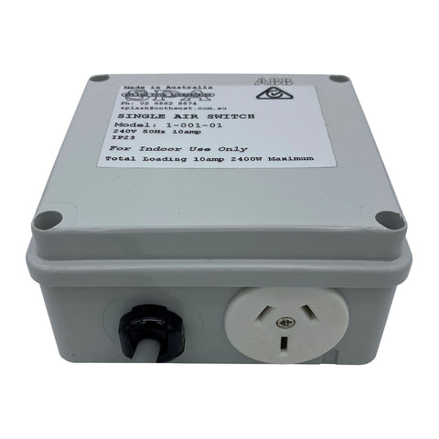Single Outlet 10amp Air Switch Box