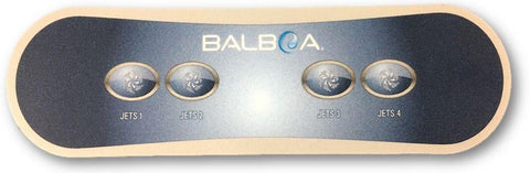 Balboa AX40 Auxiliary 4 Pump Overlay Only