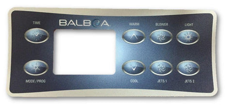 Balboa VL801D Series Deluxe 8 Button Overlay