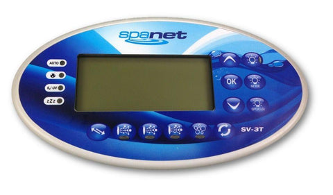 SpaNET XS-3000 new style gel filled touchpad