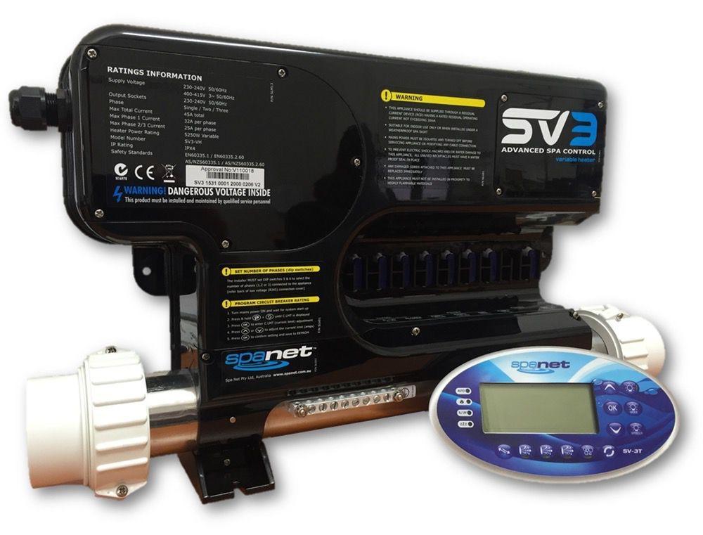 Spanet SV3 Variable Heat Controller Complete With Touchpad – Spa Parts Pro