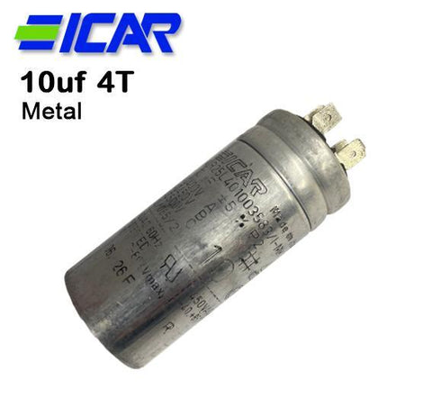 ICAR Metal 10uf Capacitor, Quick Connect