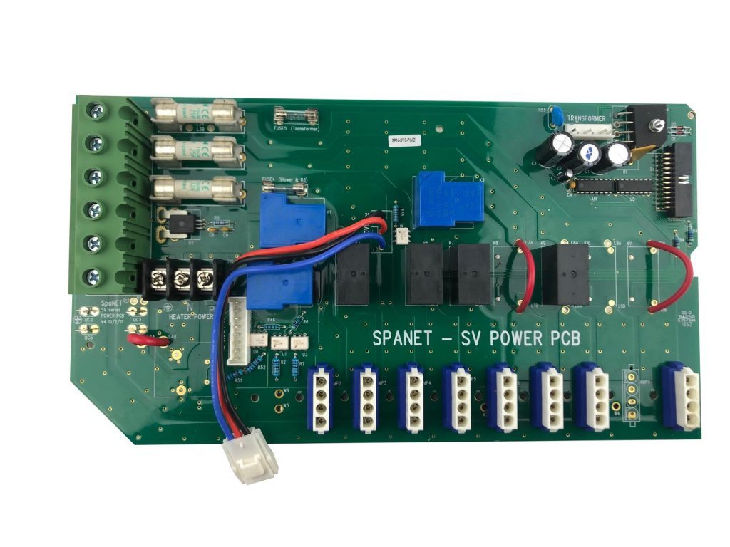 Spanet SV3(V2) 240V Power PCB – Spa Parts Pro